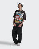 Camiseta Gris Oversize Hotline
