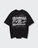 Camiseta Negra Oversize Heavenly