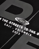 Camiseta Negra Oversize From The Streets