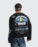 Camiseta Negra Manga Larga Boxy Motorsport