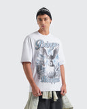 Camiseta Blanca Oversize Bringers of Mayhem