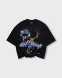 Camiseta Negra Boxy Daft Punk