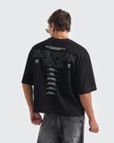 Camiseta Negra Boxy Daft Punk