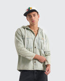 Camisa de Jean Hooded Ice