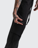 Sudadera Negra Pinstripe Utility