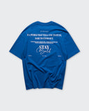 Camiseta Azul Oversize Stay Bold
