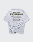 Camiseta Blanca Oversize Surrender