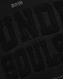 Hoodie Negro Oversize Thunder Souls