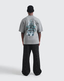 Camiseta Gris Oversize Warrior of World