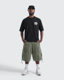 Camiseta Negra Oversize Iron Fang