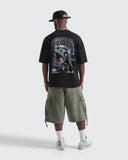 Camiseta Negra Oversize Iron Fang