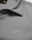 Polo Relaxed Fit Gris Cemento