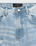 Jean Azul Claro Baggy Destroyed