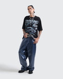 Camiseta Negra Oversize Fearless
