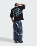 Camiseta Negra Oversize Fearless