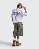 Camiseta  Blanca Boxy Broken