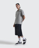 Polo Relaxed Fit Gris Cemento