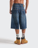 Bermuda Jorts Azul Rebel Studs