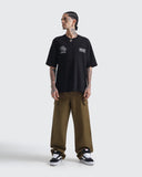 Camiseta oversize negra Descent para hombre – vista 7 – Dynamo Brand