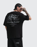 Camiseta Negra Oversize Promising