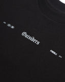 Camiseta Negra Oversize Outsiders