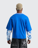 Camiseta Azul Boxy Striker