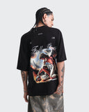 Camiseta Negra Oversize Lost Grace