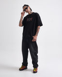 Camiseta Negra Oversize Eternal Rise