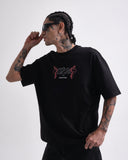 Camiseta Negra Oversize Eternal Rise