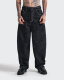 Jean barrel azul Classic Wide para hombre – Dynamo Brand