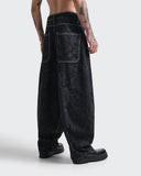 Jean barrel azul Classic Wide para hombre – vista 4 – Dynamo Brand