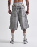 Bermuda Jorts  Black Wash