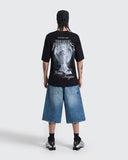 Camiseta Negra Oversize Silent Prayers