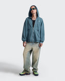 Hoodie Oversize azul Cloud Zip