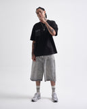 Camiseta Negra Oversize Rebirth Black