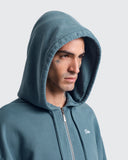 Hoodie Oversize azul Cloud Zip