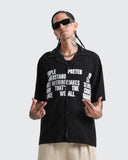 Camisa Negra Oversize No Filter