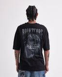 Camiseta Negra Oversize Negro Holy Tears