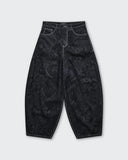 Jean barrel azul Classic Wide para hombre – vista 8 – Dynamo Brand