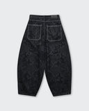 Jean barrel azul Classic Wide para hombre – vista 7 – Dynamo Brand
