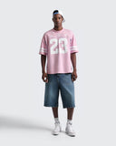 Camiseta Rosa Oversize Rebels 23
