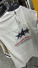 Camiseta Blanca Oversize estrellas