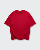 Camiseta Básica Roja Oversize