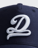 Gorra Para Hombre Azul Con Bordado Frontal DNM