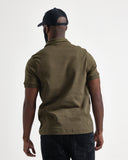 Polo Relaxed Fit Verde Militar