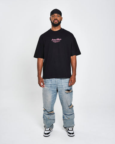 Camiseta Oversize Pink Storm