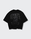 Camiseta Negra Boxy Loyalty