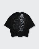 Camiseta Negra Boxy Rebel