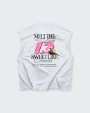 Camiseta Blanca Tank Oversize Sweet
