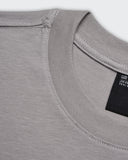 Camiseta Oversize Básica Gris Cemento